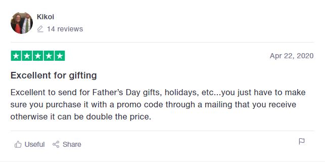 Trust Pilot happy customer review