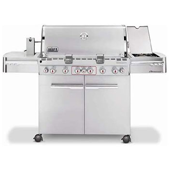 weber summit stainless gas grill