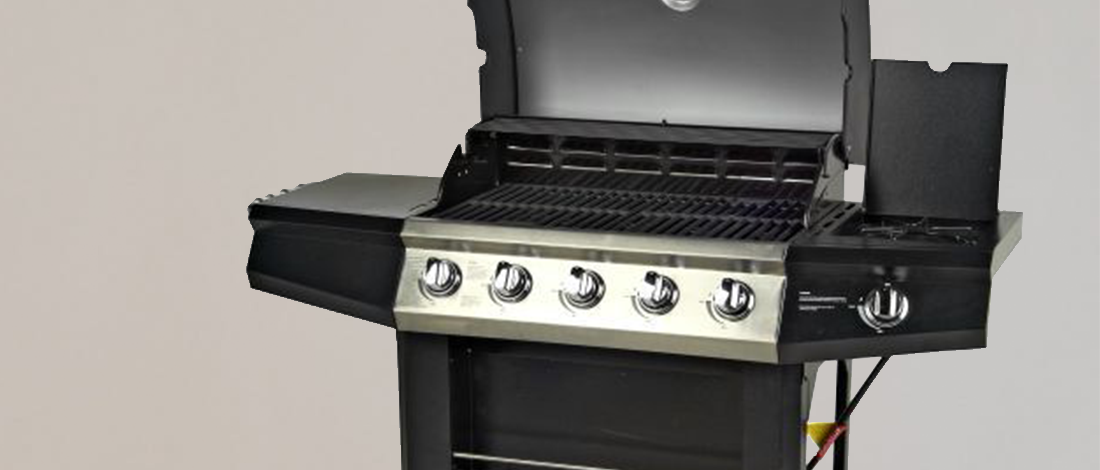 A close up photo of an outdoor gourmet grill