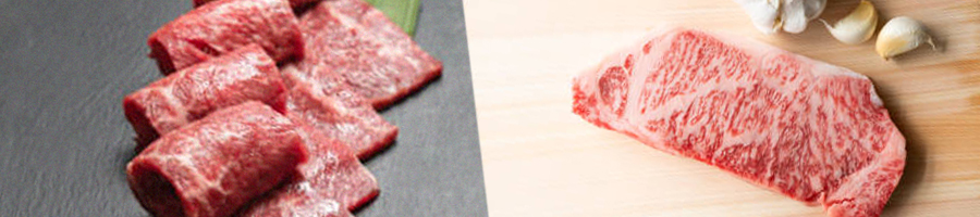 Fresh raw meats on preparation for cooking