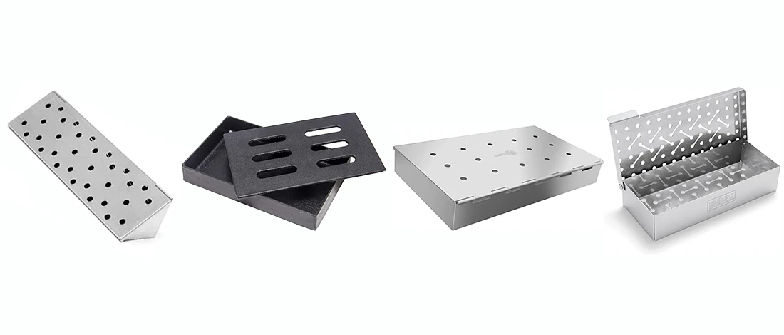 A line up of best smoker box for gas grill