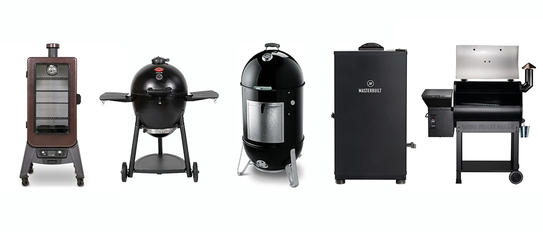 A line up of best smokers for beginners