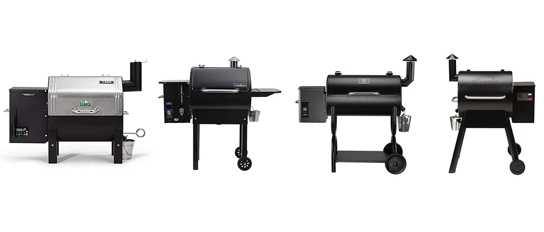 A lineup of smokers that have a PID controller