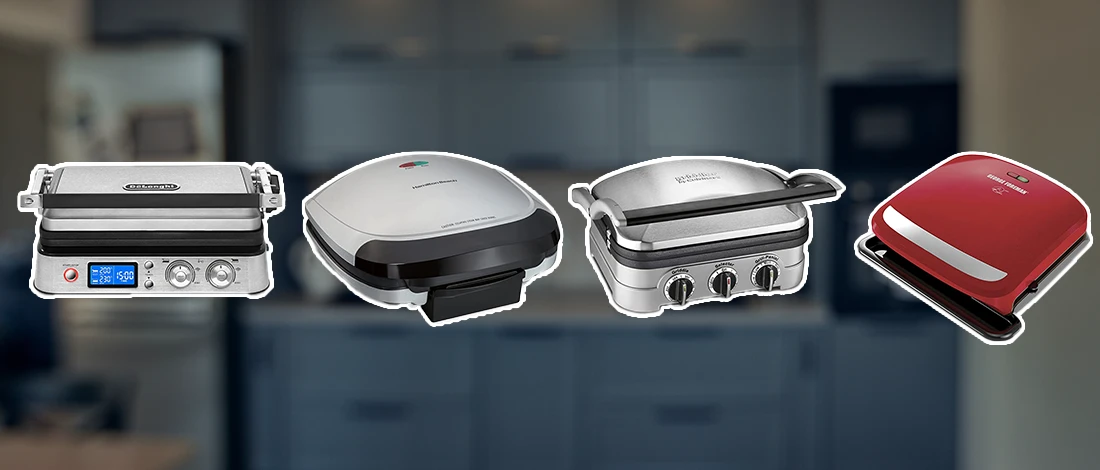 A line up image of best indoor grills