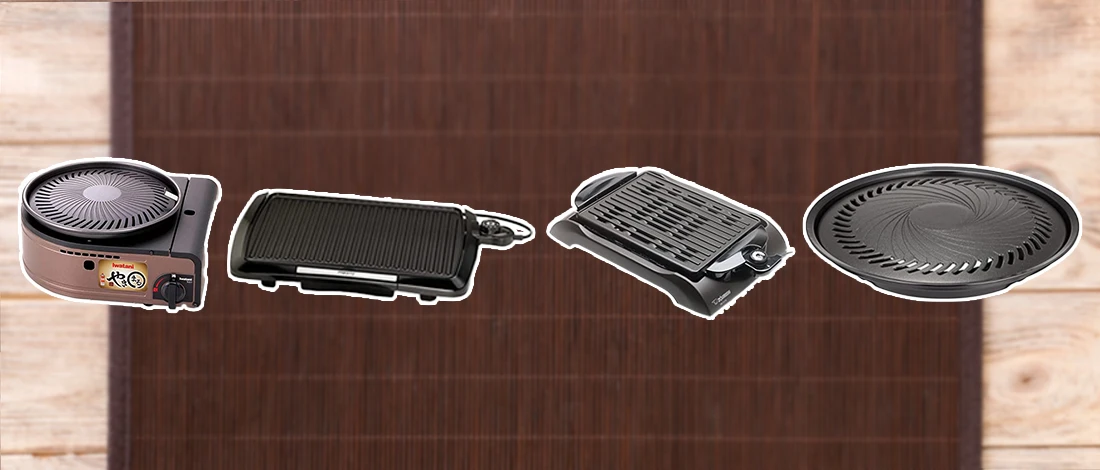 A line up image of best Korean BBQ grills