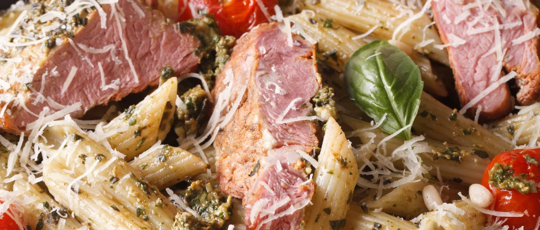 What Meat Goes With Pesto Pasta Featured Image