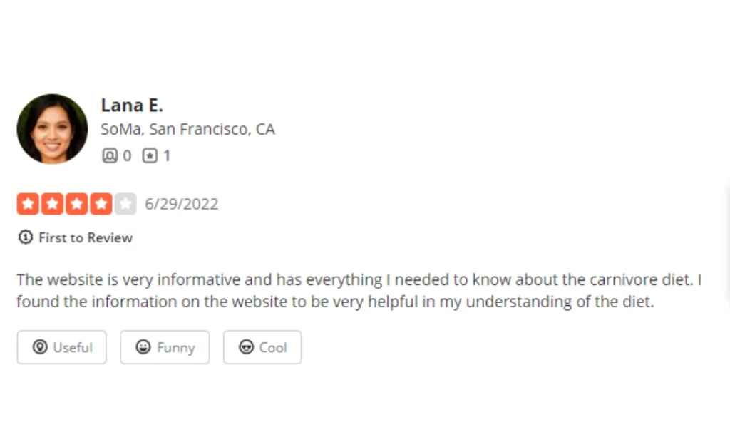 Carnivore style Testimonial 04