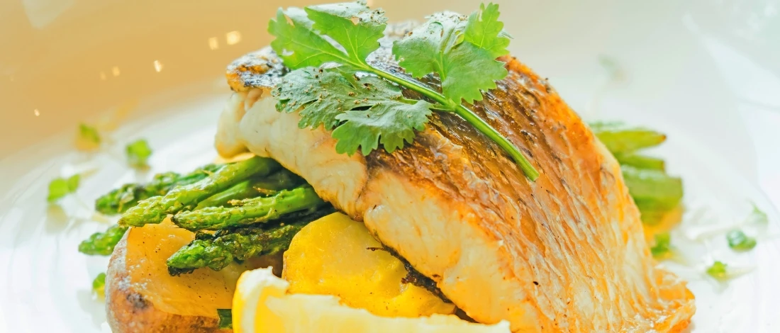 A perfectly cooked catfish dish