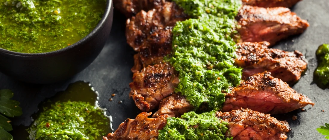 Steak and Chimichurri