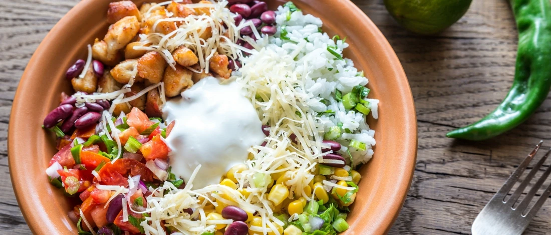 A delicious Steak Burrito Bowl