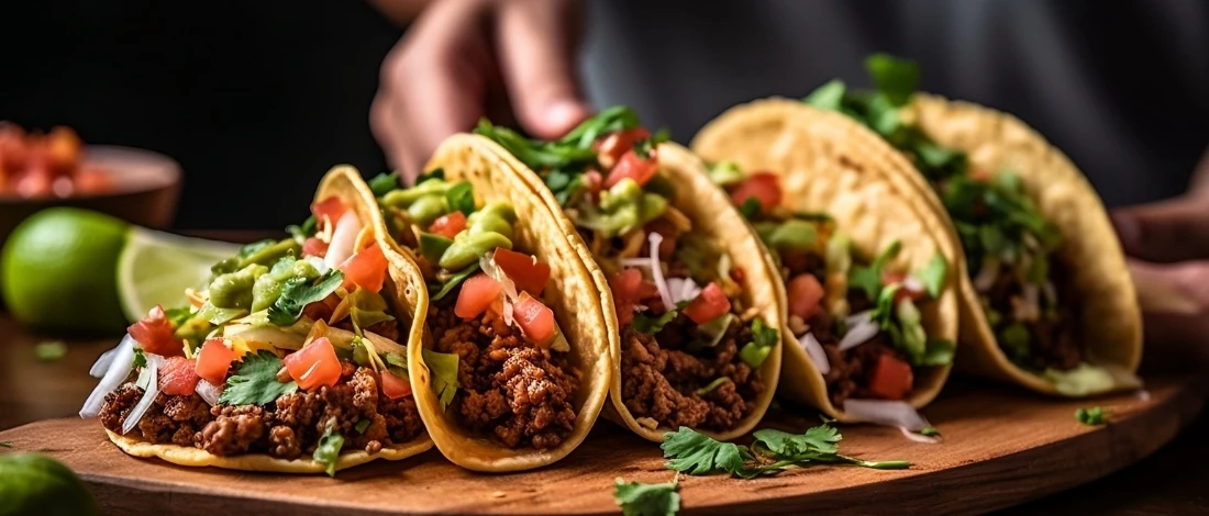 Preparing a delicious Chipotle steak taco