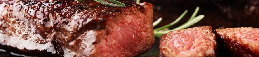 A delicious and juicy steak
